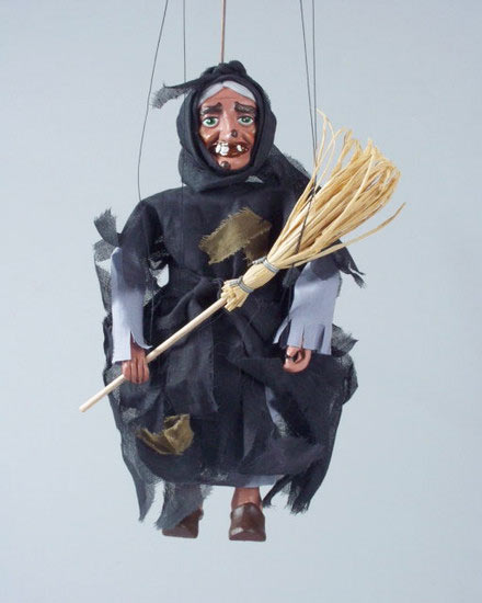 Witch , puppet marionette Witch , puppet marionette