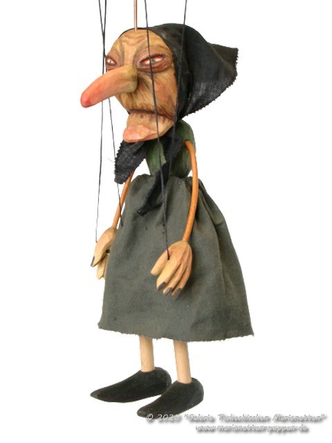 Witch wood marionettes