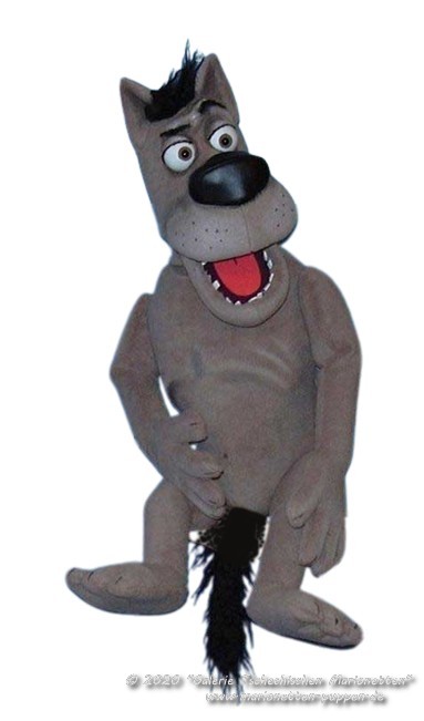 Wolf foam puppet                                        