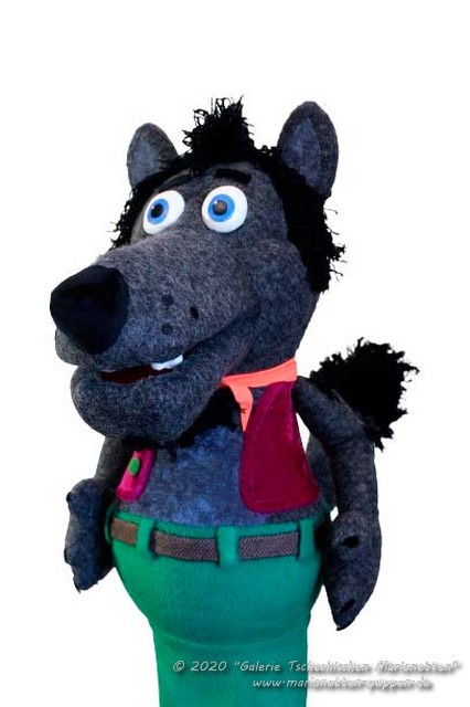 Wolf foam puppet