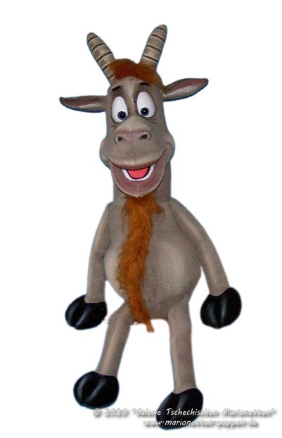 Goat foam puppet          