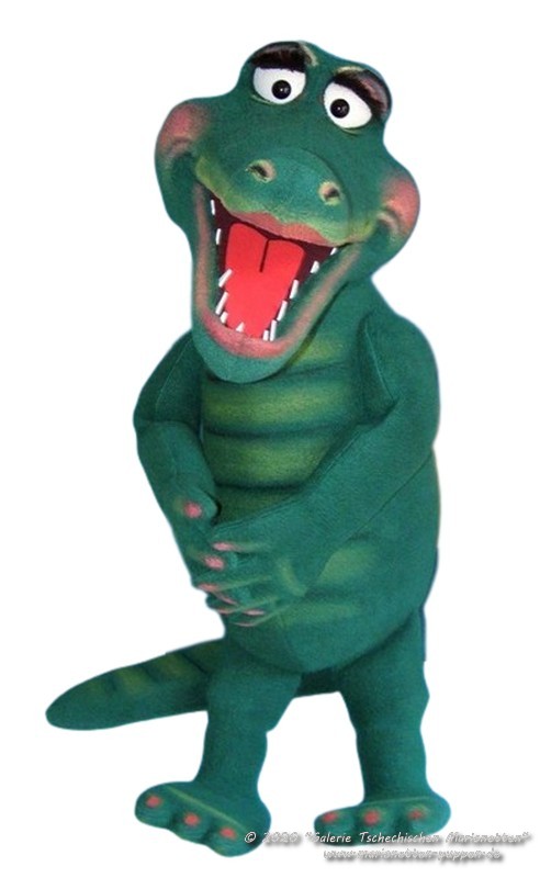 Alligator foam puppet