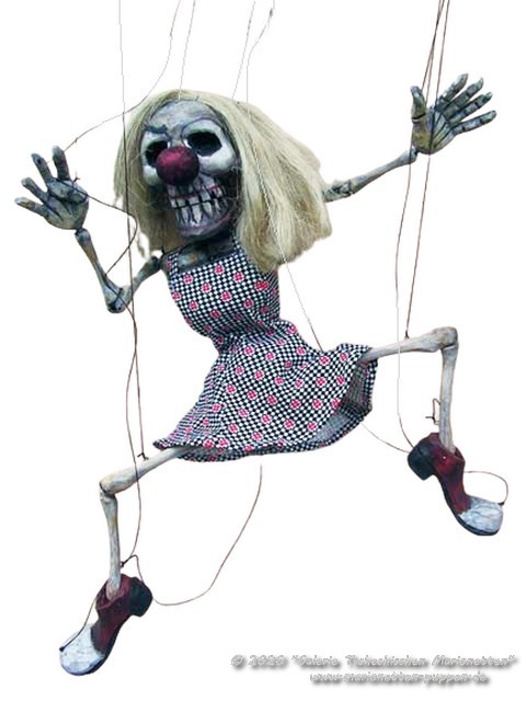 Artist wood marionette