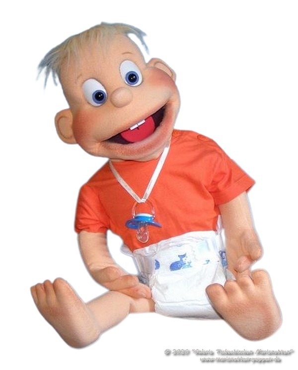 Baby foam puppet