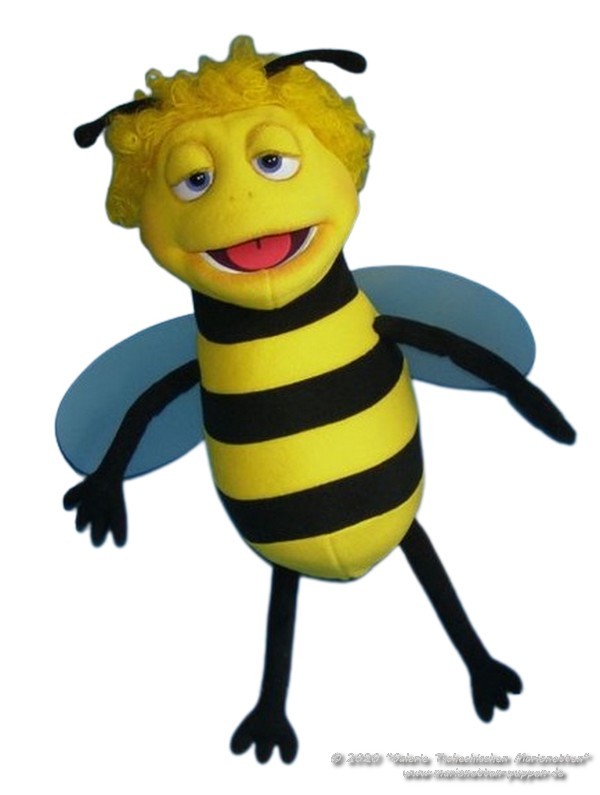 Bee lazy foam puppet