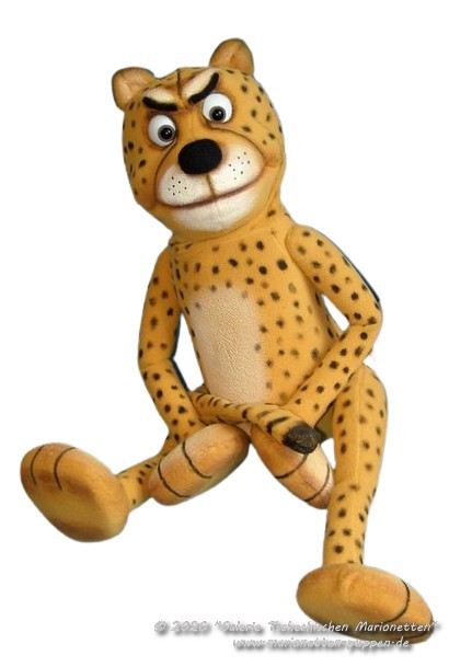 Leopard foam puppet