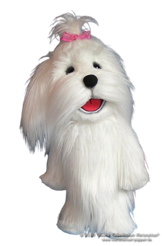 Dog foam puppet