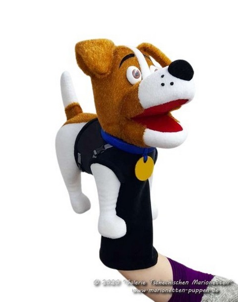 Dog foam puppet