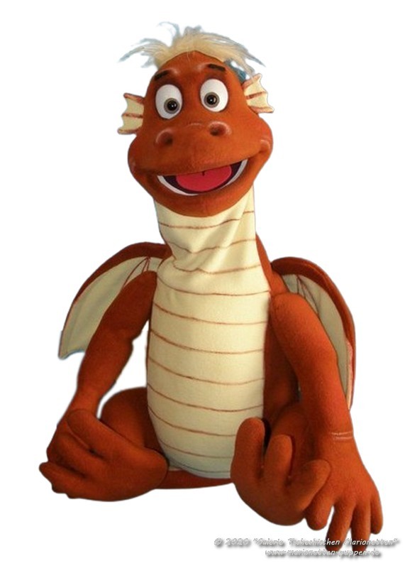 Dragon foam puppet