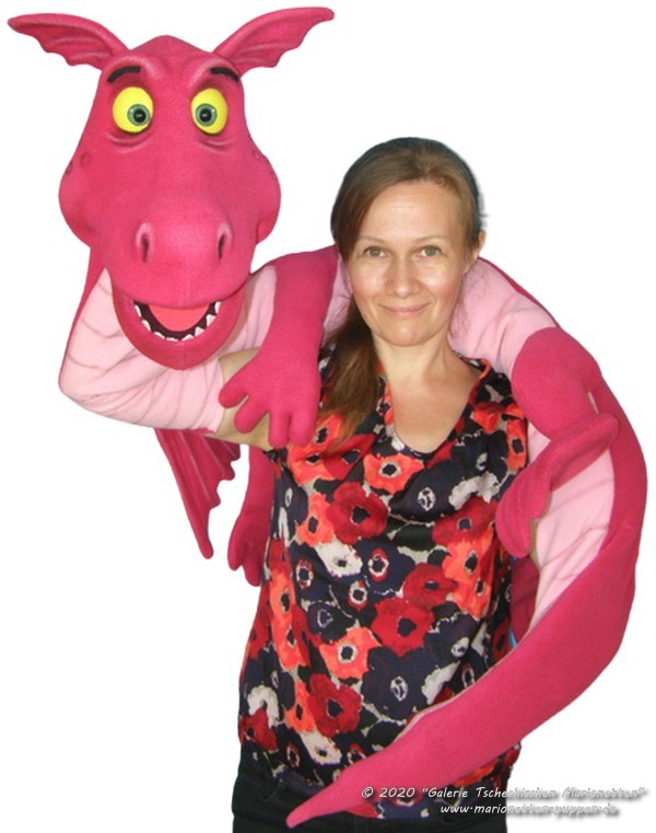 Dragon foam puppet