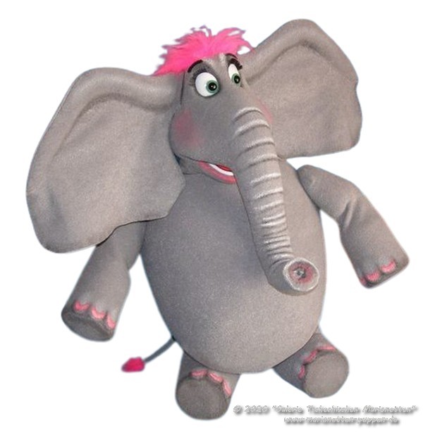 Elephant foam puppet