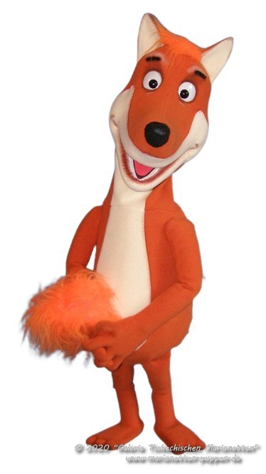 Fox foam puppet