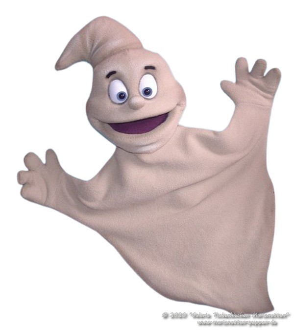 Ghost foam puppet
