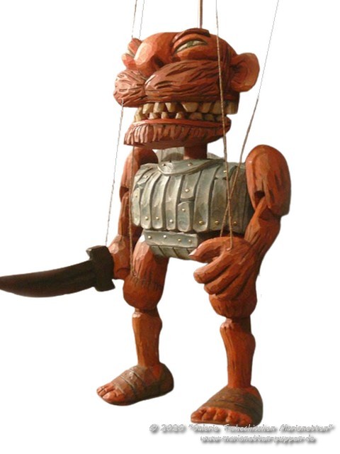 Kobold wood marionette