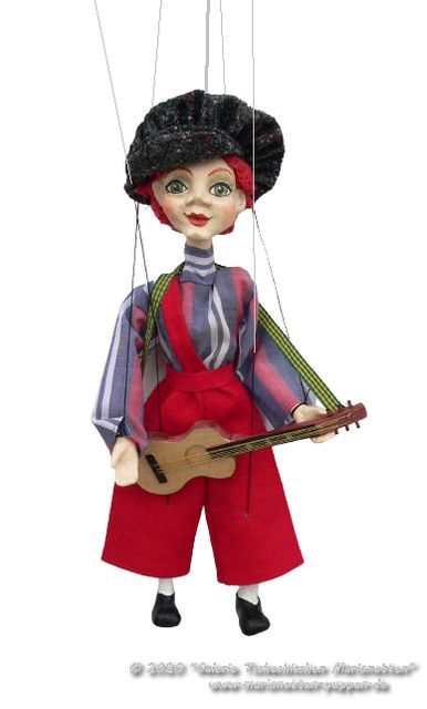 Guitar player marionette 