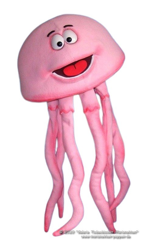 Jellyfish foam puppet