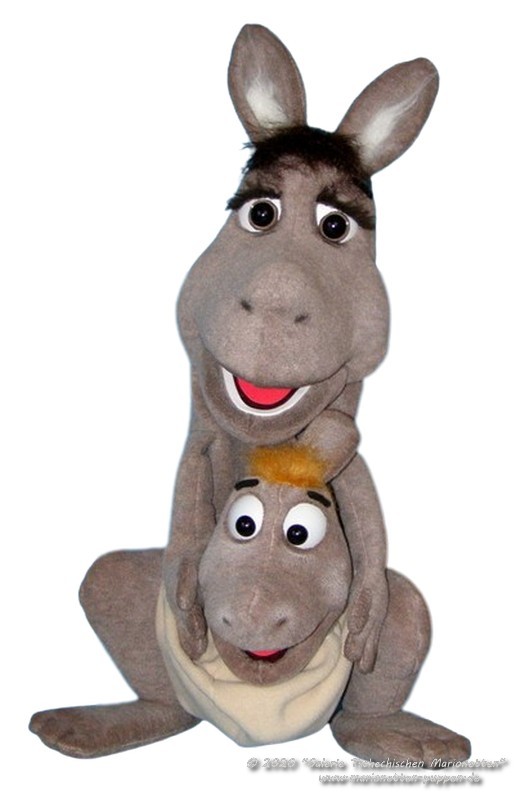 Kangaroo foam puppet