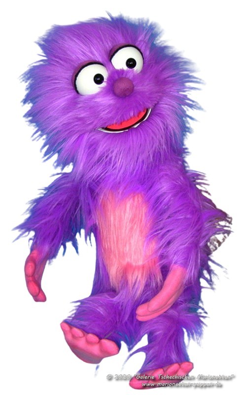 Monster foam puppet