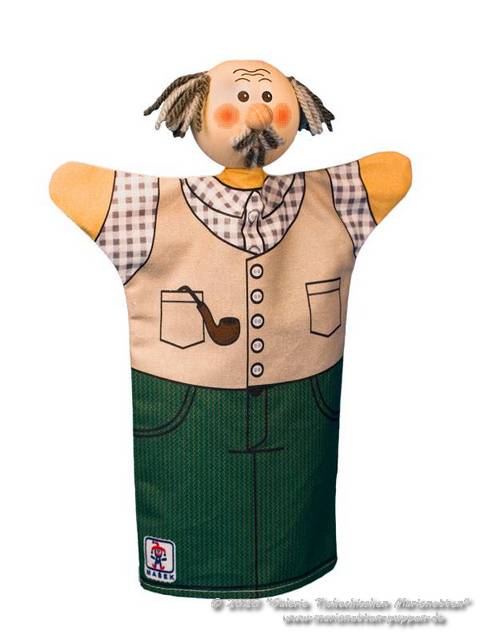 Grandpa hand puppet    