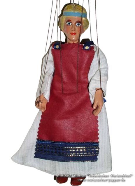 Viking woman marionette                       