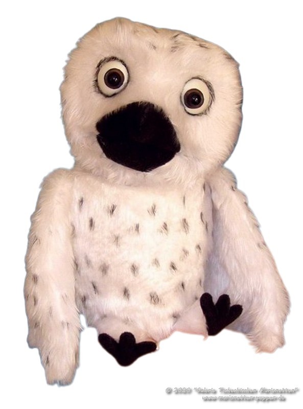 Owl snowy foam puppet