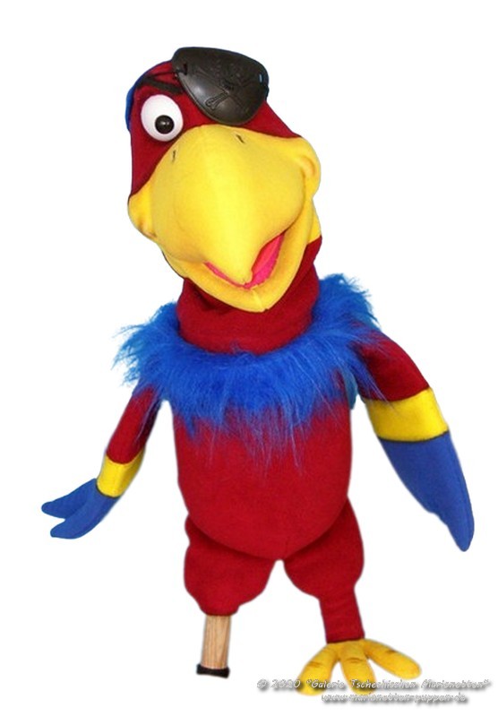 Parrot foam puppet