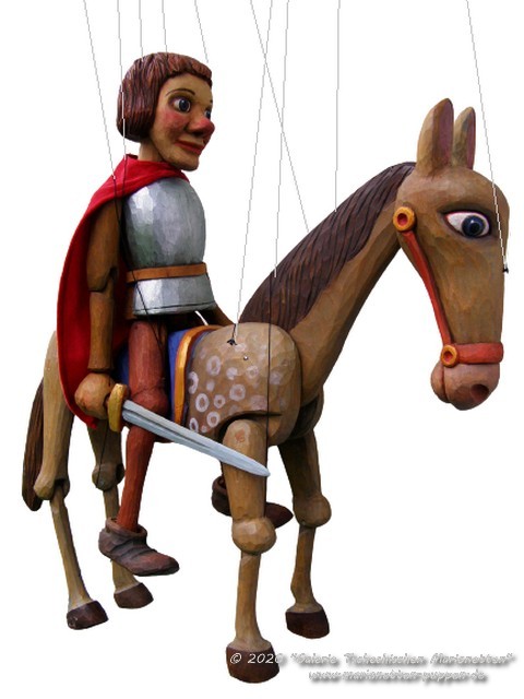 Prince Bajaja wood marionette