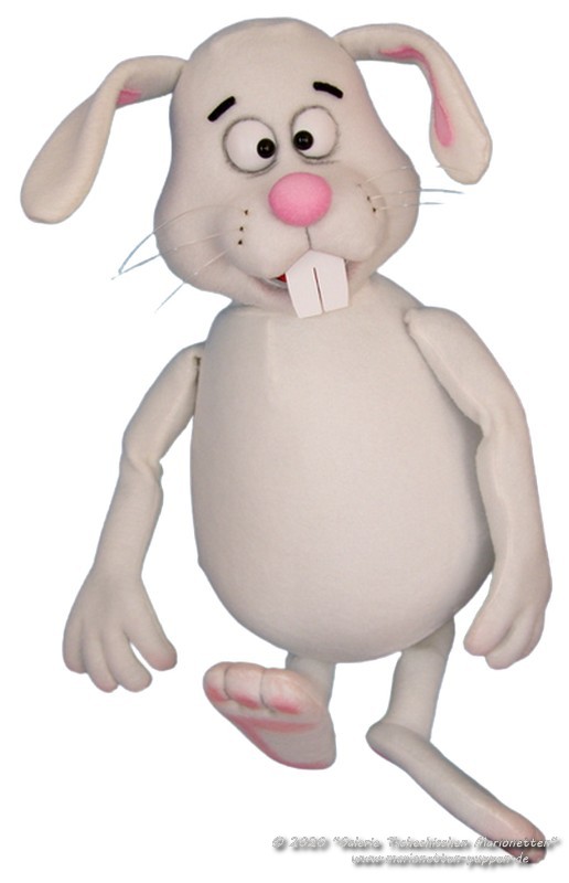 Rabbit foam puppet