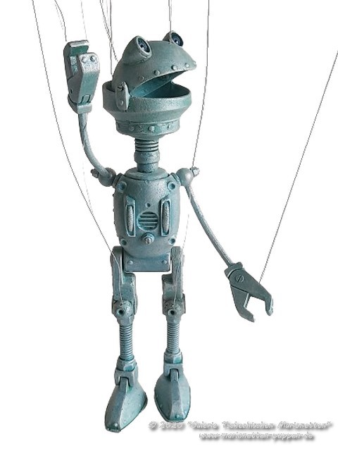 Robot Bender marionette