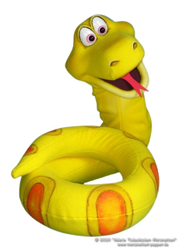 Snake foam puppet