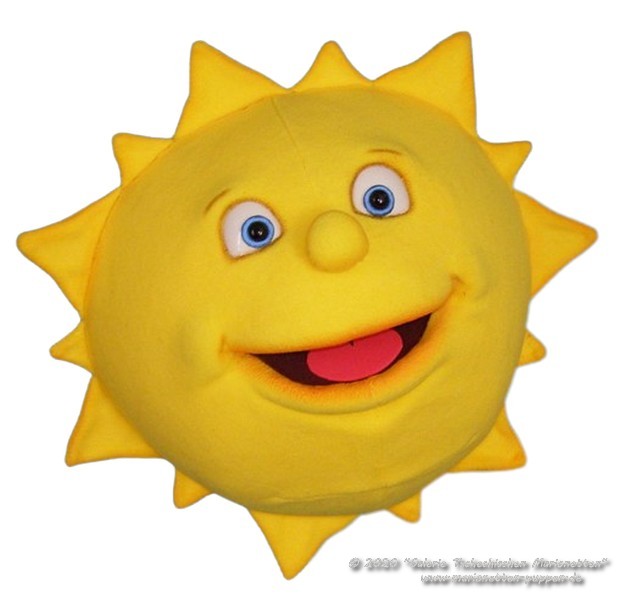 Sun foam puppet