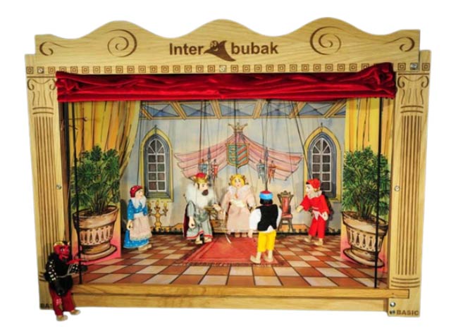 Home puppet theaters and 12 marionettes  