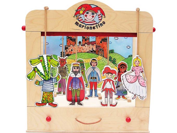 The universal  wooden puppet theater  