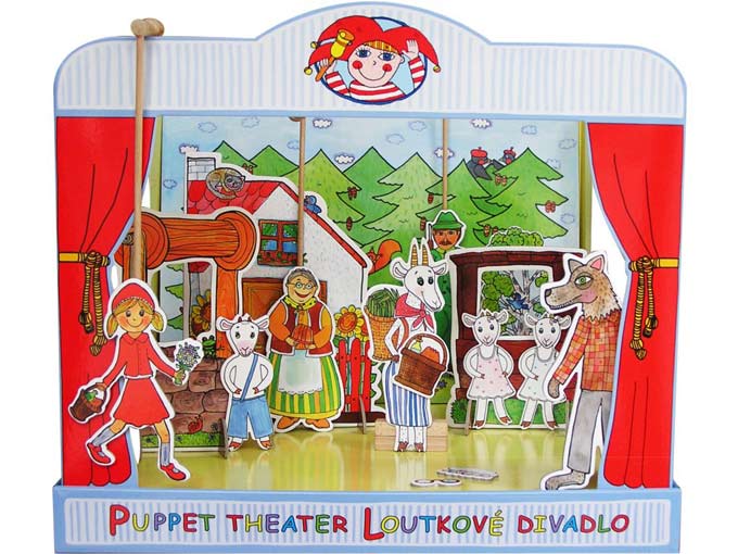 Paper puppet theater "Brothers Grimm"