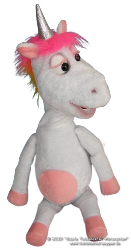 Unicorn foam puppet 