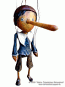 Pinocchio wood marionette