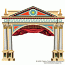 Antique portal for classical puppets theater