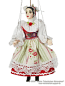 Anna marionette in folk costume