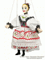 Lucie marionette in folk costume