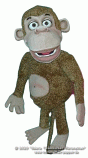 Monkey foam puppet                      