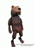 Bear wood marionette 