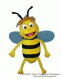 Bee foam puppet