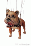 Bulldog marionette  