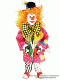 Clown marionette