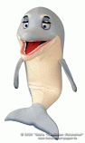 Dolphin foam puppet 
