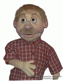 Edwin foam puppet