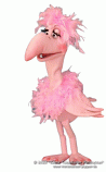 Flamingo foam puppet       