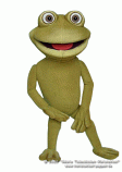 Frog foam puppet  