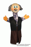 Grandpa hand puppet
