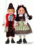 Hansel and Gretel marionettes         